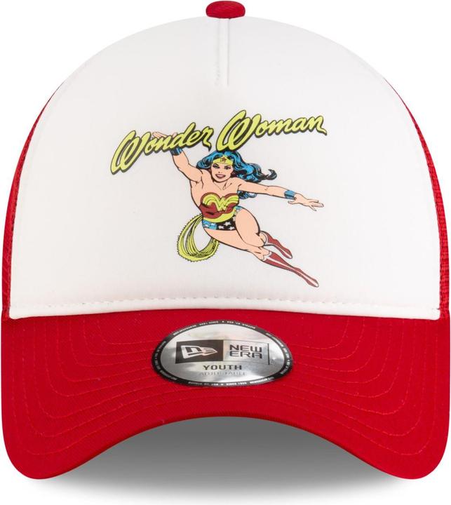 Actual product image New Era Kinder Trucker Mesh Cap - Wonder Woman (54, 55, 56)