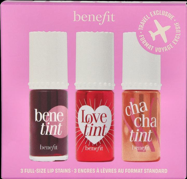 Produktbild BeneFit Cosmetics Lip Tints to Love (Violett, Gold, Rot)
