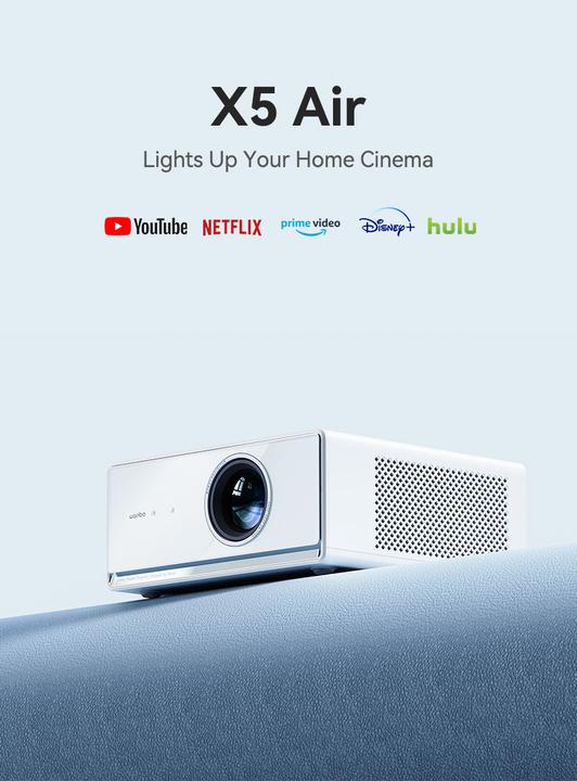 Actual product image Wanbo X5 Air (Full HD, 1100 lm, 1.5:1)