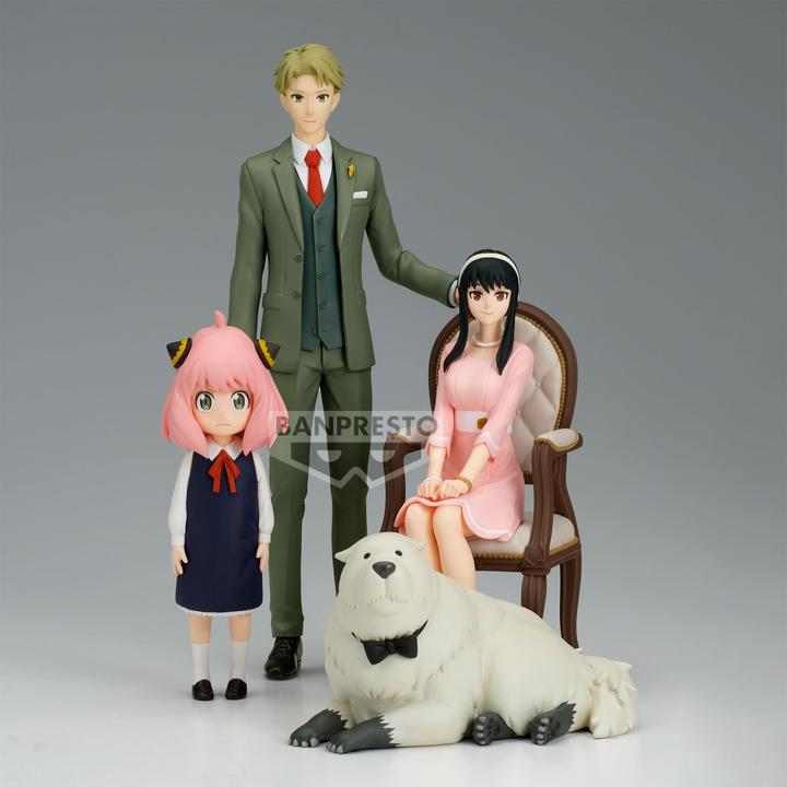 Actual product image Banpresto SPY X FAMILY - Anya & Bond Forger - Figurine Family Photo 11cm