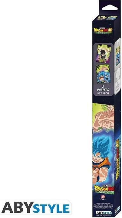 Produktbild ABYstyle DRAGON BALL BROLY - Set 2 Chibi Posters - Broly 52x38 x4