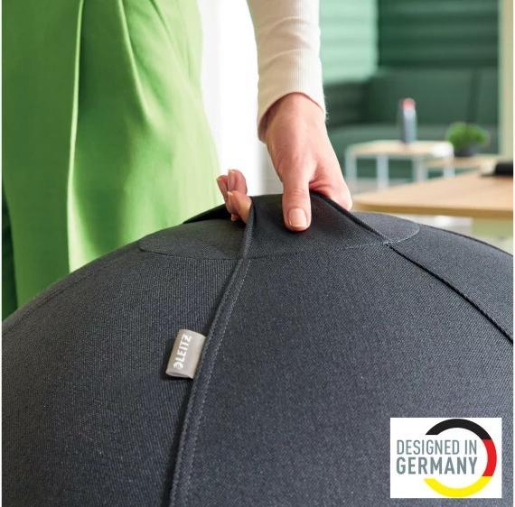 Productafbeelding Leitz Zitbal Active Ø 55cm fluweelgrijs (55 cm)