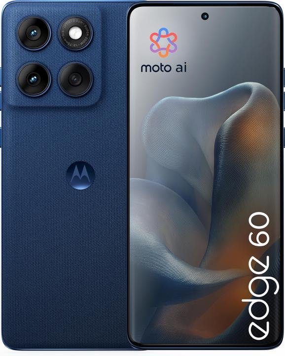 Productafbeelding Motorola Edge 60 (256 GB, Gibraltar Zee, 6.67", Dubbele SIM, 50 Mpx, 5G)