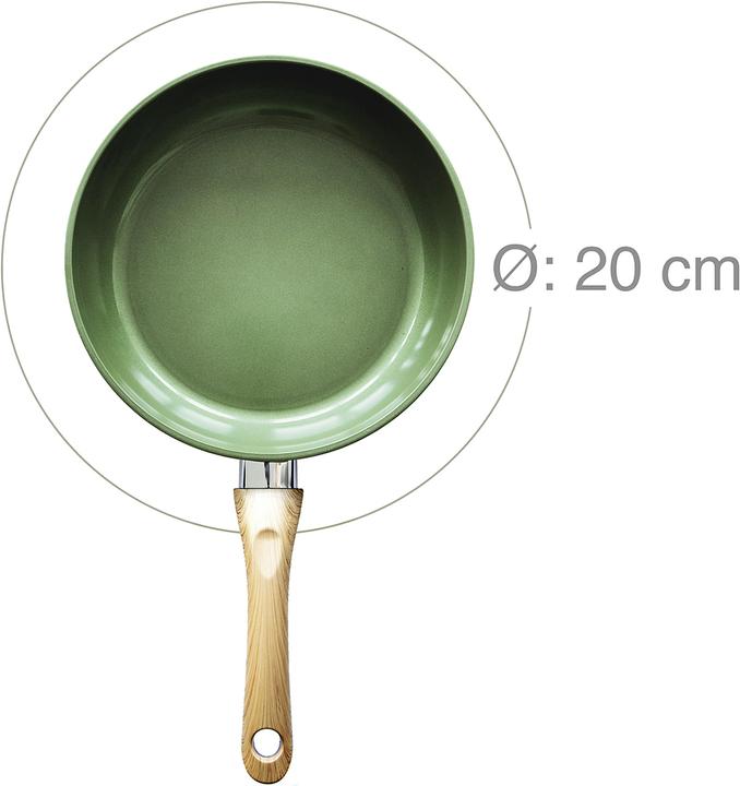 Produktbild Just Vegan Bratpfanne (20 cm, Bratpfanne, Aluminium)