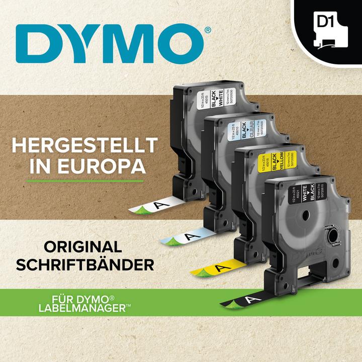 Immagine prodotto Dymo S0720730 Nastro standard (0.90 cm, Giallo, Nero)