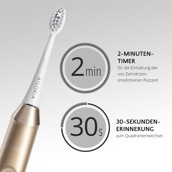 Productafbeelding Ailoria Shine Bright Gold Sonic Tandenborstel (Sonische tandenborstel)