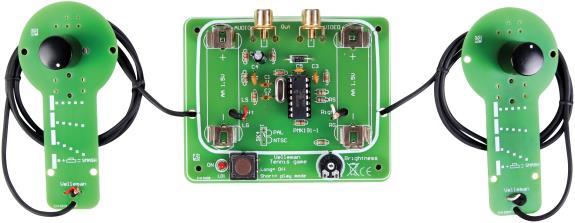 Actual product image Velleman Classic TV Tennis Game With Analog Bats (Add-on)