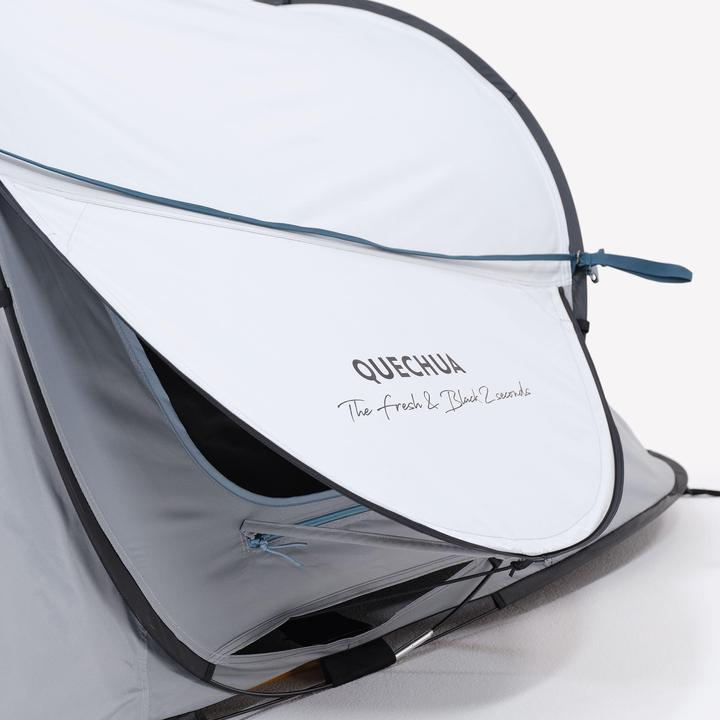 Actual product image Quechua Camping tent - 2 Seconds Fresh & Black for 2 people (Pitching tent, 4 kg, 2 persons)
