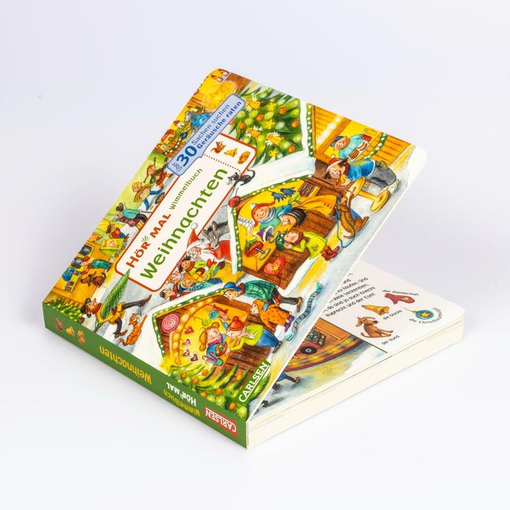 Produktbild Hör mal (Soundbuch): Wimmelbuch: Weihnachten (Marion Elitez, Deutsch)