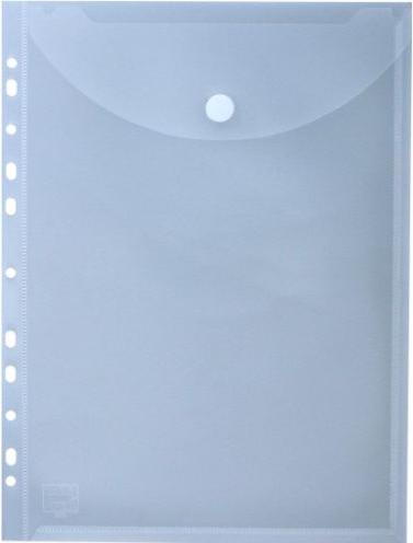 Immagine prodotto Herba-Plastic Busta portadocumenti A4 alta con chiusura a velcro 10 pezzi incolore (A4)