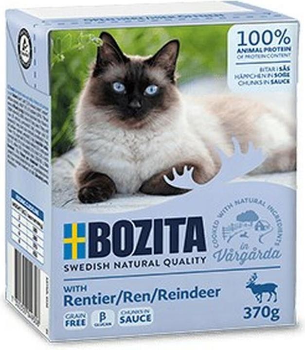 Produktbild Bozita Häppchen In Sosse Mit Rentier (Junior, 1 Stk., 370 g)