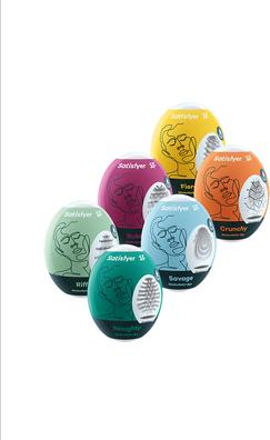 Actual product image Satisfyer Masturbator Egg Set - Assorted - 6 pcs