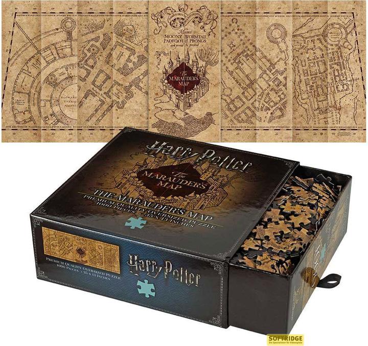 Actual product image Noble Collection Harry Potter: The Marauder's Map (1000 pieces)