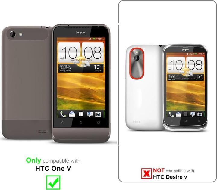 Image du produit Cadorabo Coque pour HTC ONE V universel avec Clip (HTC One V)