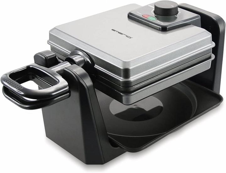 Produktbild Emerio waffle machine, for 4 Belgian waffles, non-stick coating.