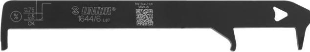 Actual product image Unior Chain wear gauge