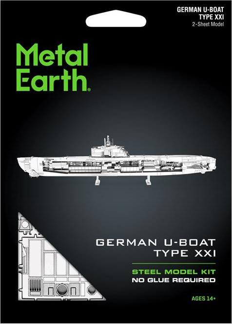 Image du produit Metal Earth constructie speelgoed sous-marin allemand type XXI