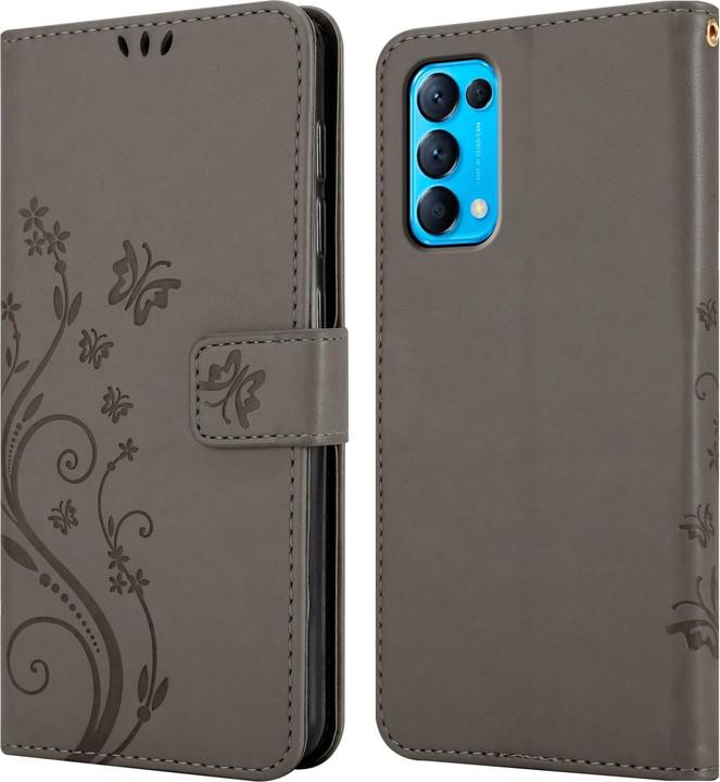 Image du produit Cadorabo Pochette Flower Book (Oppo Find X3 Lite)