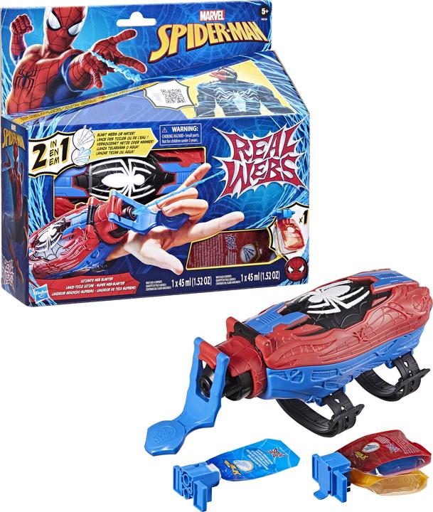 Actual product image Hasbro Spiderman Real Webs Ultimate