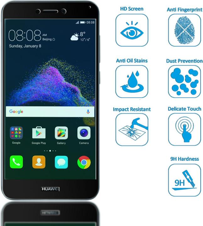 Produktbild Nalia Schutzglas (1 Stück, Huawei P8 Lite (2017))