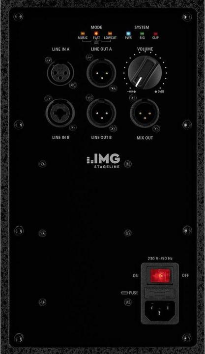 Image du produit Img Stage Line Enceinte PA-DSP grave 140W aigu 80W (Actif, 1x 200 W)