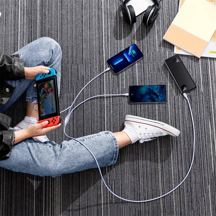 Image du produit Baseus USB C – USB C/Lightning/Micro USB (1.50 m, USB 3.2 Gen 1, 100 W)