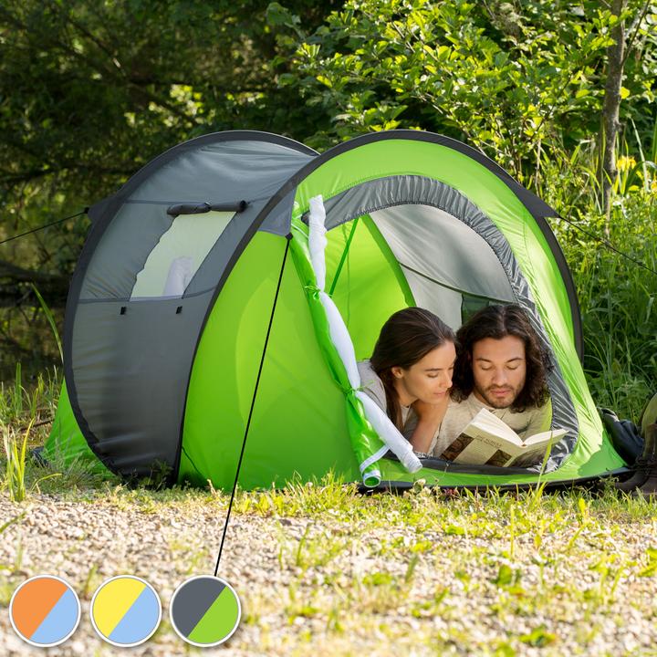 Actual product image tectake Pop-Up Throw Tent (Pitching tent, 1.50 kg, 2 persons)