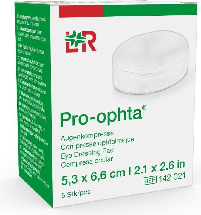 Pro Ophta Pro-ophta Augenkompressen 5.3x6.6cm steril