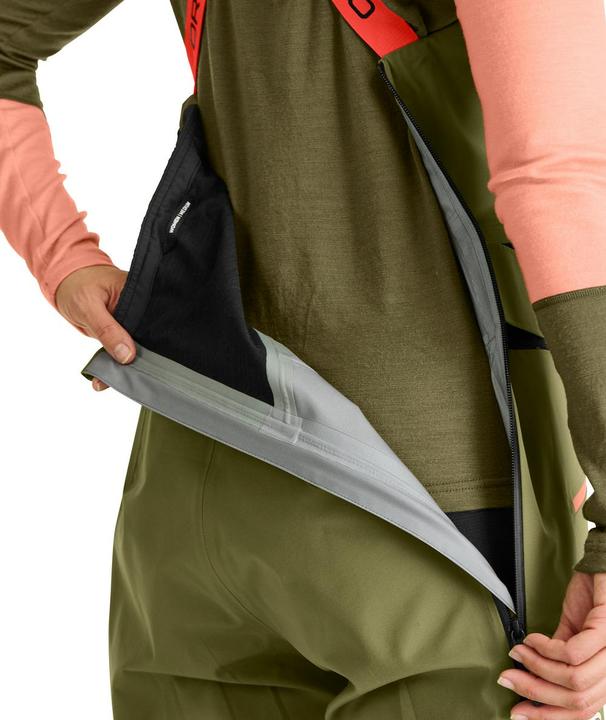 Actual product image Ortovox Women's 3L Deep Shell Bib Pants (M)