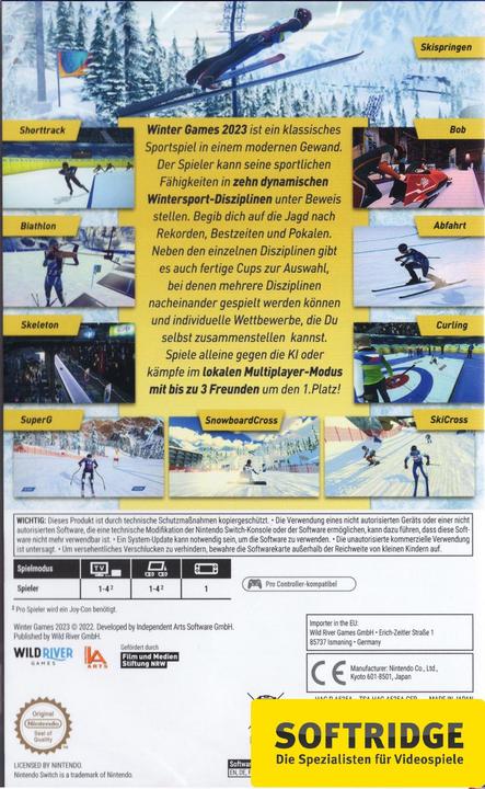 Produktbild Wild River Games Winter Games 2023 (Switch, DE)