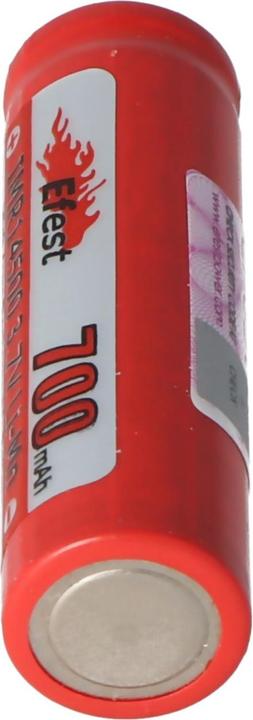 Actual product image Efest Battery IMR 14500 V2, positive pole raised (1 pcs., 14500, 700 mAh)