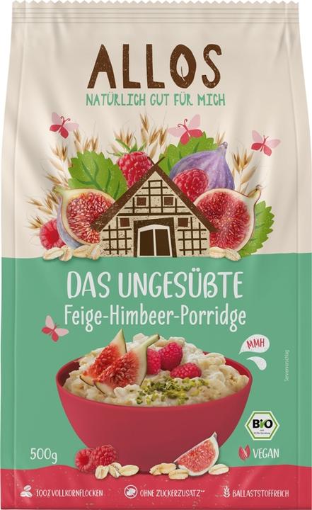 Image du produit Allos Porridge aux figues et aux framboises (500 g)