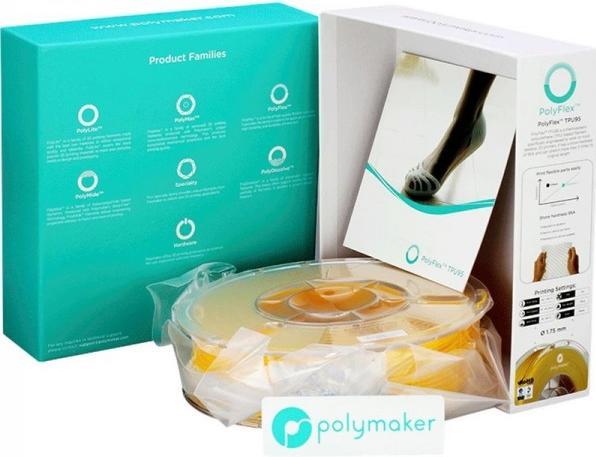 Image du produit Polymaker Filament PolyFlex 1612155 flex (TPU, 2.85 mm, 750 g, Jaune)