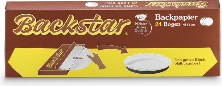 Produktbild Backstar Rund (32 x 32 cm)