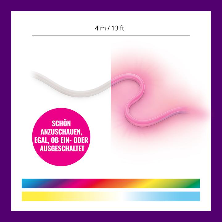 Immagine prodotto WiZ Striscia per esterni sintonizzabile bianca e a colori 5M Confezione singola (RGBW, 794 cm, Esterno)