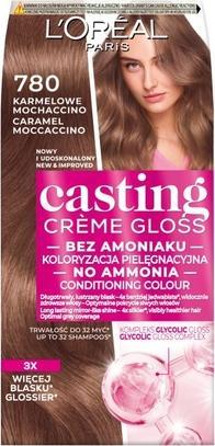 L'Oréal Paris L'OREAL Casting Creme Gloss farba do włosów 780 Karmelowe Mochaccino (780 Carmelowe Mochaccino)