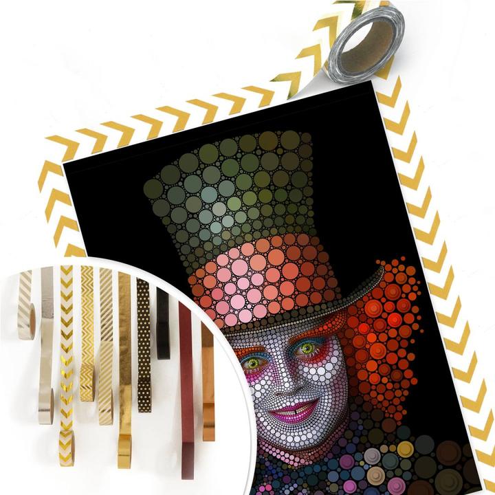 Produktbild Trenddeko Ben Heine - Circlism: Johnny Depp der Hutmacher (24 x 30 cm)