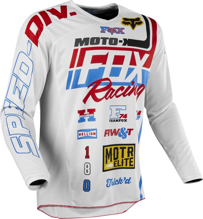 Image du produit Fox MAILLOT 18 180 RWT SE WHT/RD/BLU (2x)