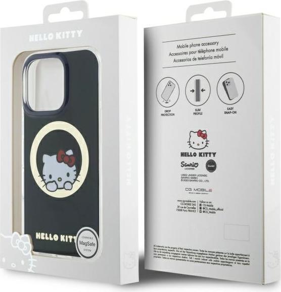 Produktbild Hello Kitty HKHMP16XHSWKK iPhone 16 Pro Max 6,9" czarny/black hardcase IML Sweet Kitty Magsafe (Apple iPhone 16 Pro Max)