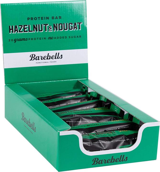 Actual product image Barebells Protein Bar (Hazelnut Nougat, 12 pcs., 660 g)