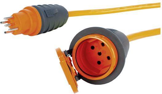 Actual product image Steffen Industrial extension cable EPR-PUR 5x1.5mm2 20m T15 IP55 (20 m, Type 15)