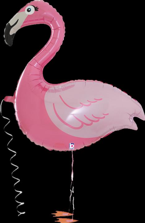 Produktbild Betallic Walker Ballon Flamingo 39 cm ohne Füllung (1 x)