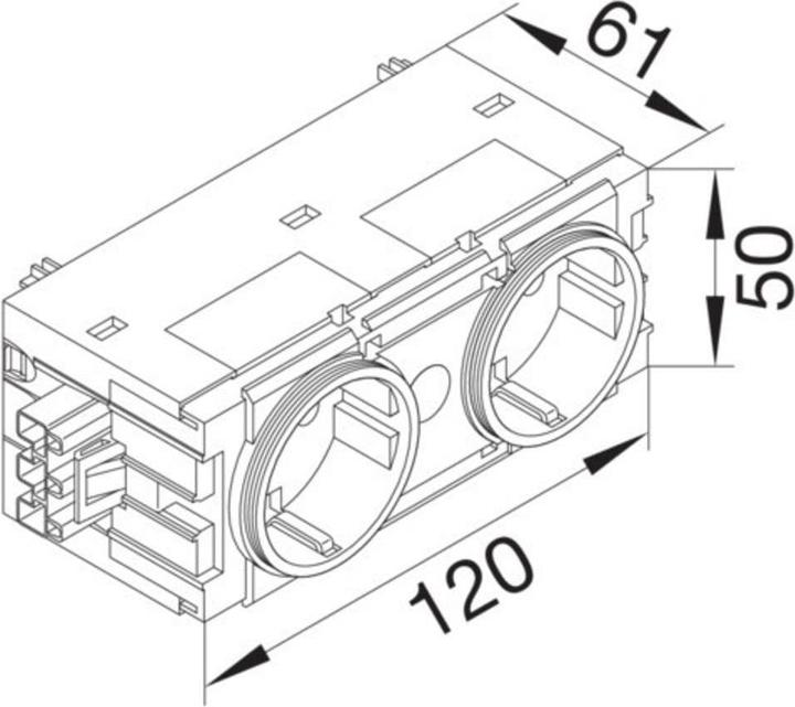 Immagine prodotto Hager Modulo a innesto per parapetti