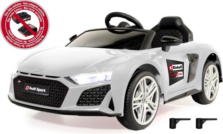 Productafbeelding Jamara Ride-on Audi R8 Spyder wit 18V Einhell Power X-Change (18 V)