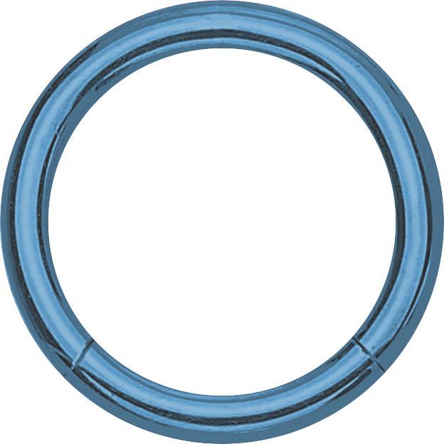 Produktbild Star Piercing Micro Segmentring hellblau (ohne Messing, Titan G23)