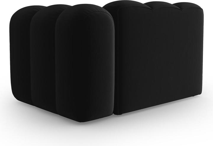 Actual product image Micadoni Velvet Modul Right, "Lupine", 1 Seat, 115x95x70Made in Europe (1-seater, Modular sofa)