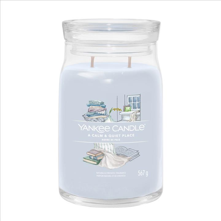 Actual product image Yankee Candle Duftkerze Calm & Quiet Place Signature Large Jar