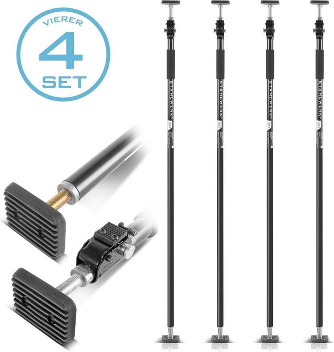 Produktbild Stahlwerk Montagestütze | Baustütze MH-290 ST 4er Set 160-290cm, 40kg Tragkraft (2900 mm)