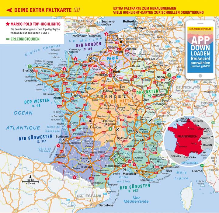 Image du produit Reiseführer Frankreich (Allemand, Barbara Markert, Hilke Maunder, 2023)