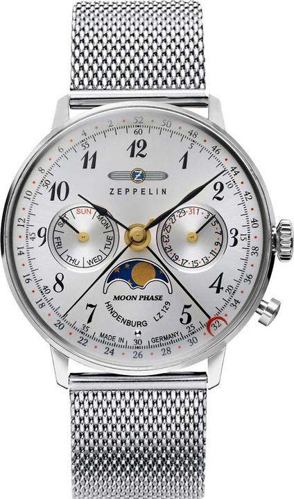 Zeppelin LZ129 Hindenburg Mondphase Lady (Analoguhr, 36 mm)